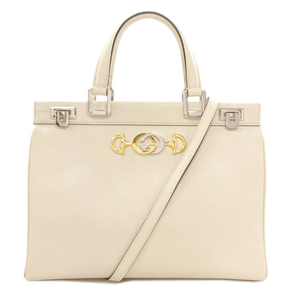 GUCCI 564714 Zumi Medium Top Handle 2-Way Bag Handbag Calf Ladies [Used]