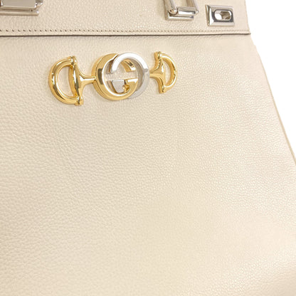 GUCCI 564714 Zumi Medium Top Handle 2-Way Bag Handbag Calf Ladies [Used]