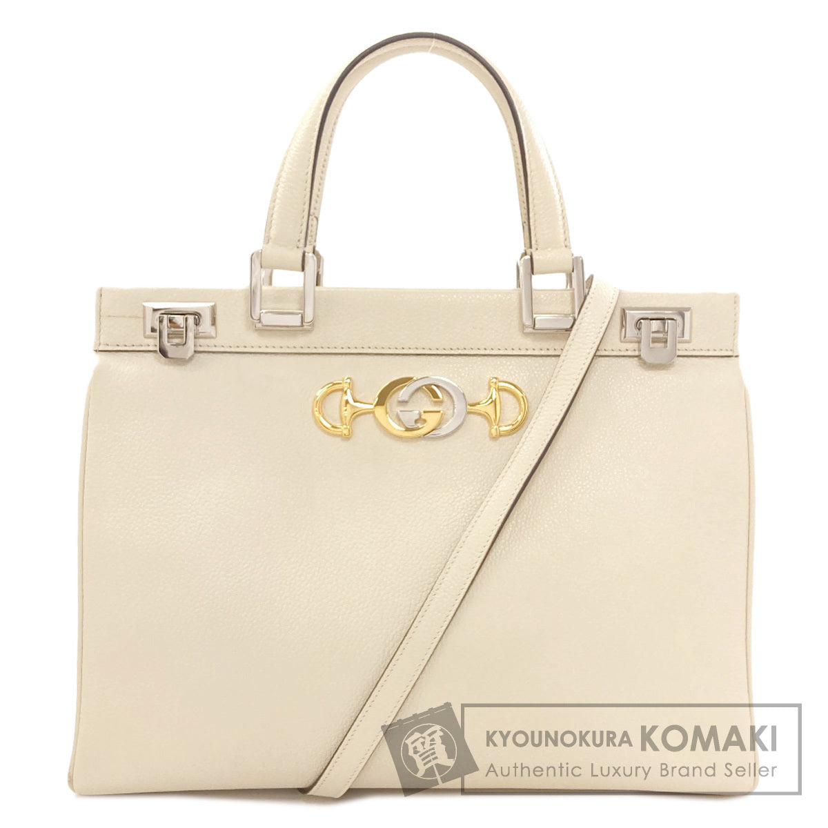 GUCCI 564714 Zumi Medium Top Handle 2-Way Bag Handbag Calf Ladies [Used]