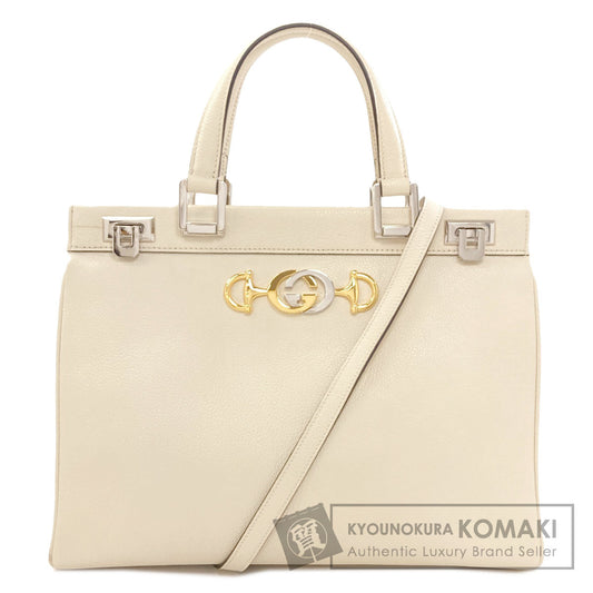 GUCCI 564714 Zumi Medium Top Handle 2-Way Bag Handbag Calf Ladies [Used]