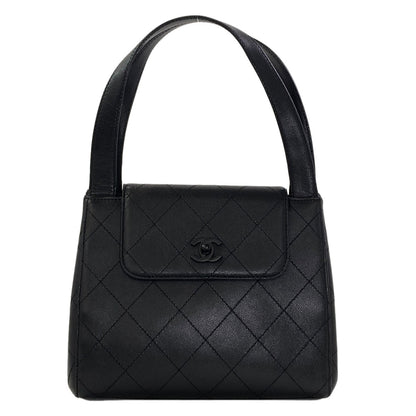 CHANEL COCO Mark Matelasse Handbag Grained Calfskin Skin Ladies [Used]