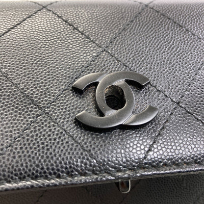 CHANEL COCO Mark Matelasse Handbag Grained Calfskin Skin Ladies [Used]