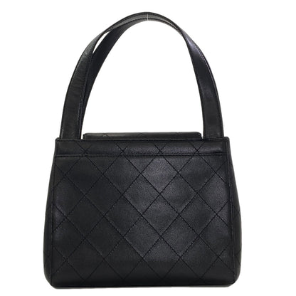 CHANEL COCO Mark Matelasse Handbag Grained Calfskin Skin Ladies [Used]