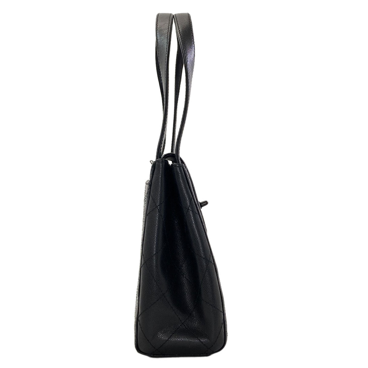 CHANEL COCO Mark Matelasse Handbag Grained Calfskin Skin Ladies [Used]