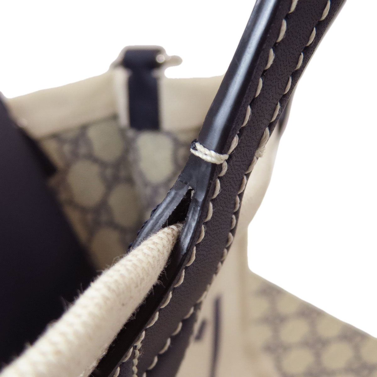 GUCCI 772144 Japan Exclusive Print Mini Handbag Canvas Ladies [Used]