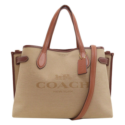 COACH CH189 Hannah Carryall 2WAY Tote Bag Canvas Ladies [Used]