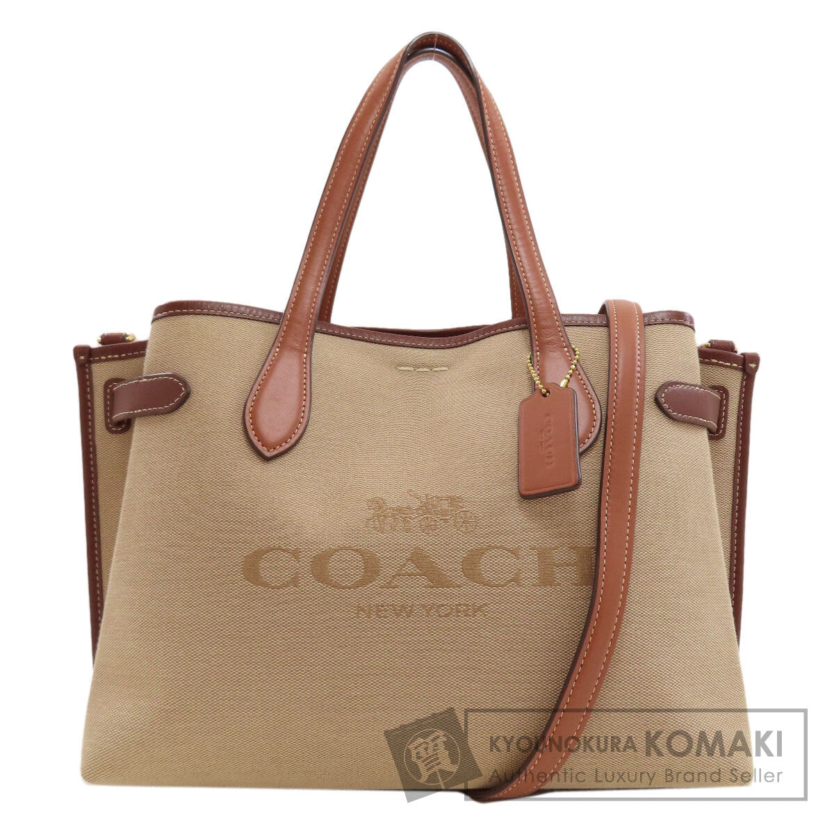 COACH CH189 Hannah Carryall 2WAY Tote Bag Canvas Ladies [Used]