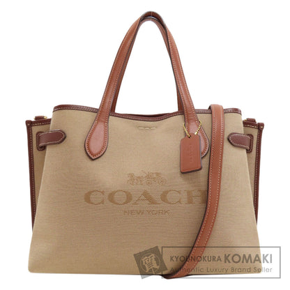 COACH CH189 Hannah Carryall 2WAY Tote Bag Canvas Ladies [Used]