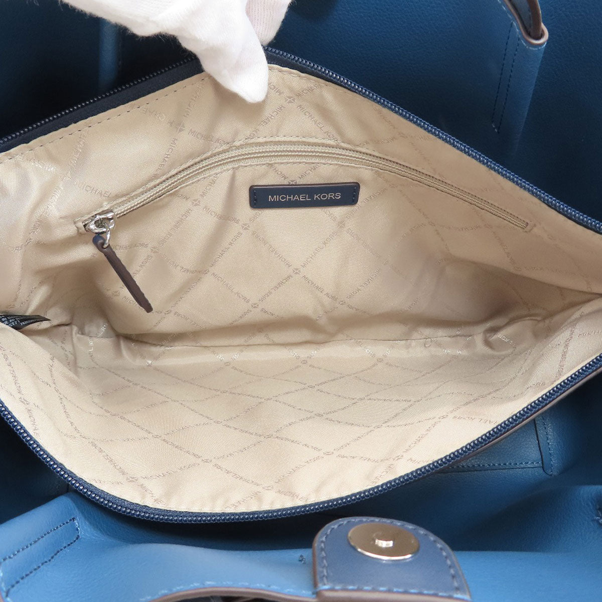 Michael Kors EMILIA EW Pebble Leather Tote Bag Leather Ladies [Used]