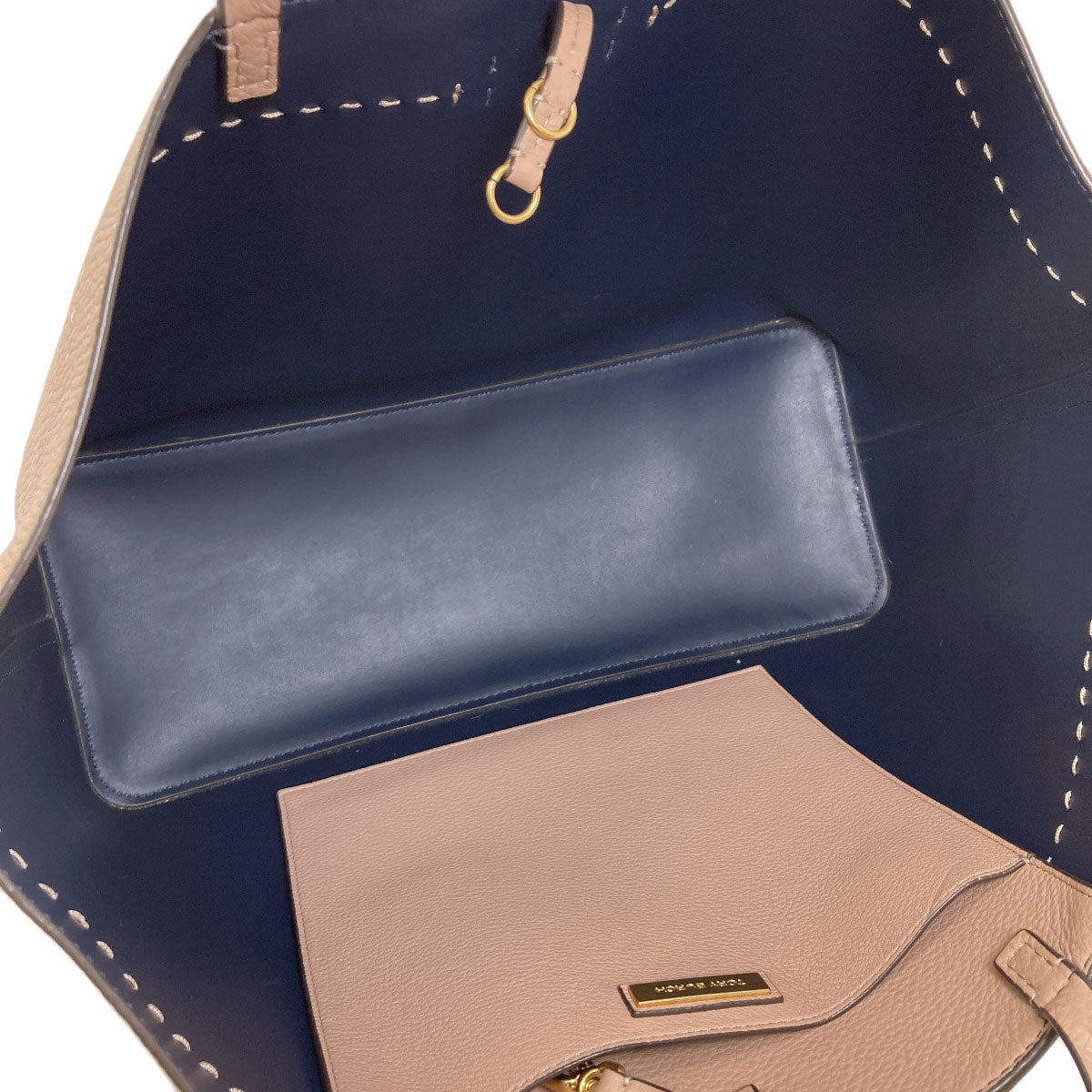 Tory Burch Mac Glow Tote Bag Leather Ladies [Used]