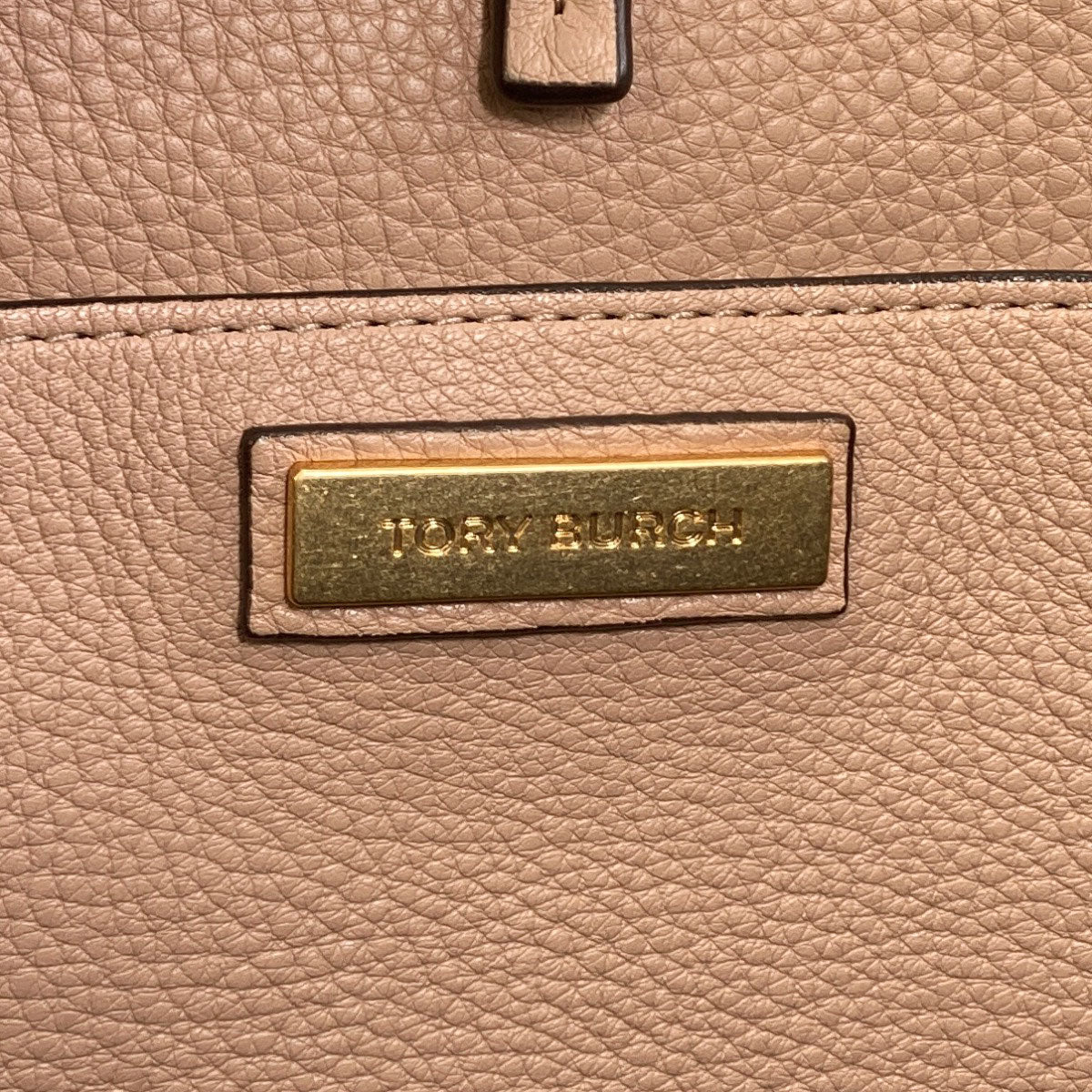 Tory Burch Mac Glow Tote Bag Leather Ladies [Used]