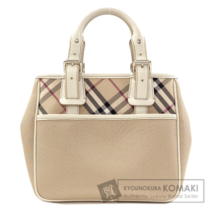 BURBERRY Burberry Check Handbag Canvas LeatherLadies [Used]