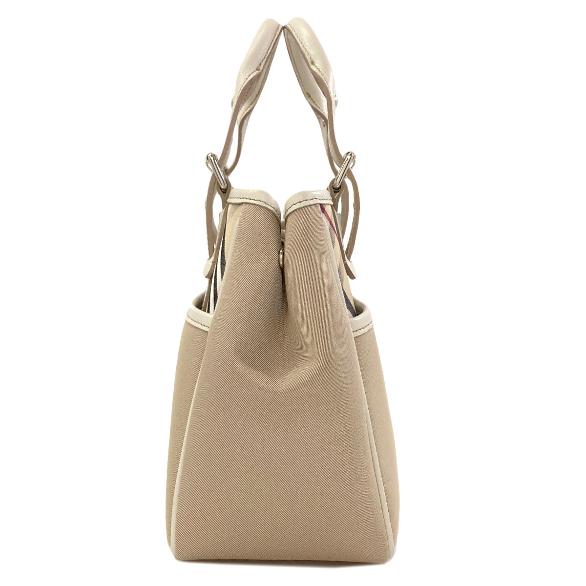 BURBERRY Burberry Check Handbag Canvas LeatherLadies [Used]