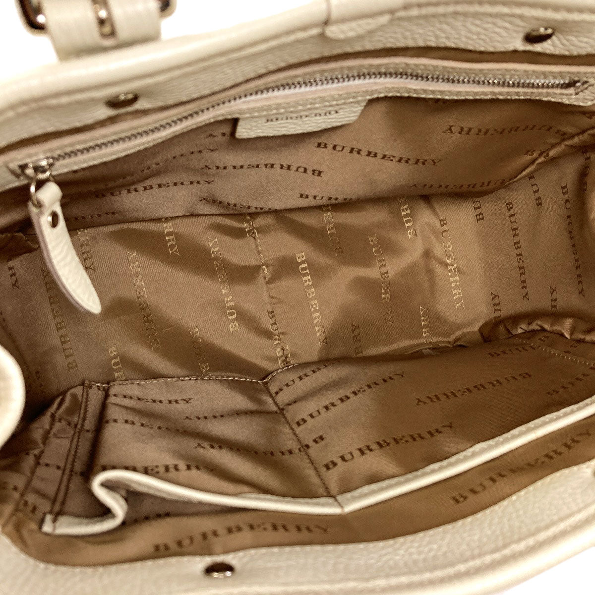 BURBERRY Burberry Check Handbag Canvas LeatherLadies [Used]