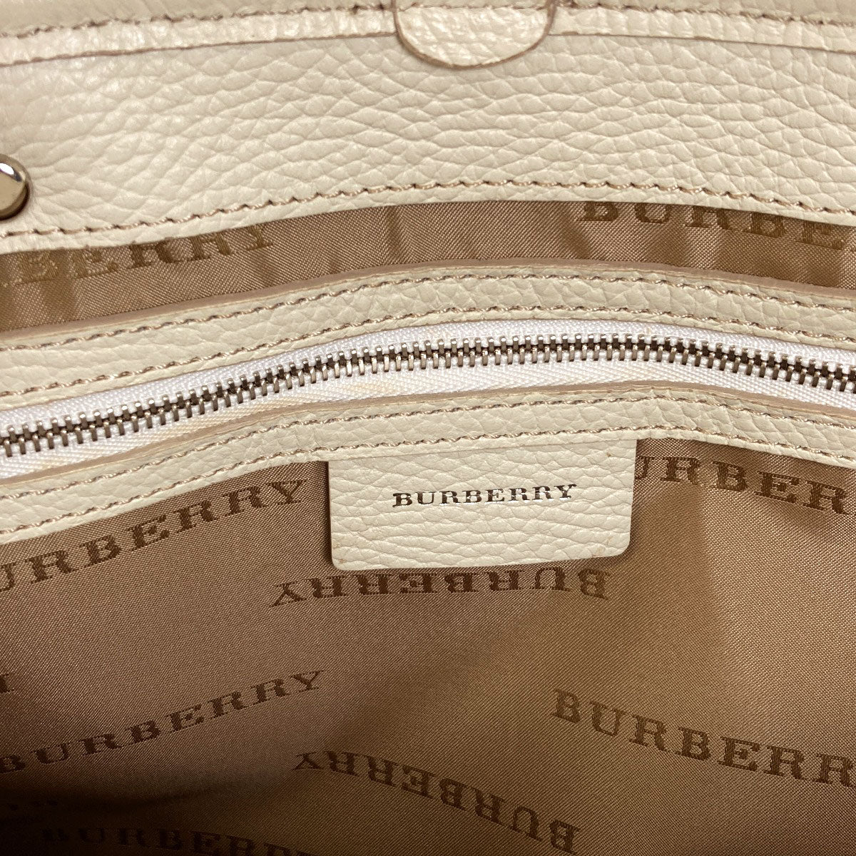 BURBERRY Burberry Check Handbag Canvas LeatherLadies [Used]