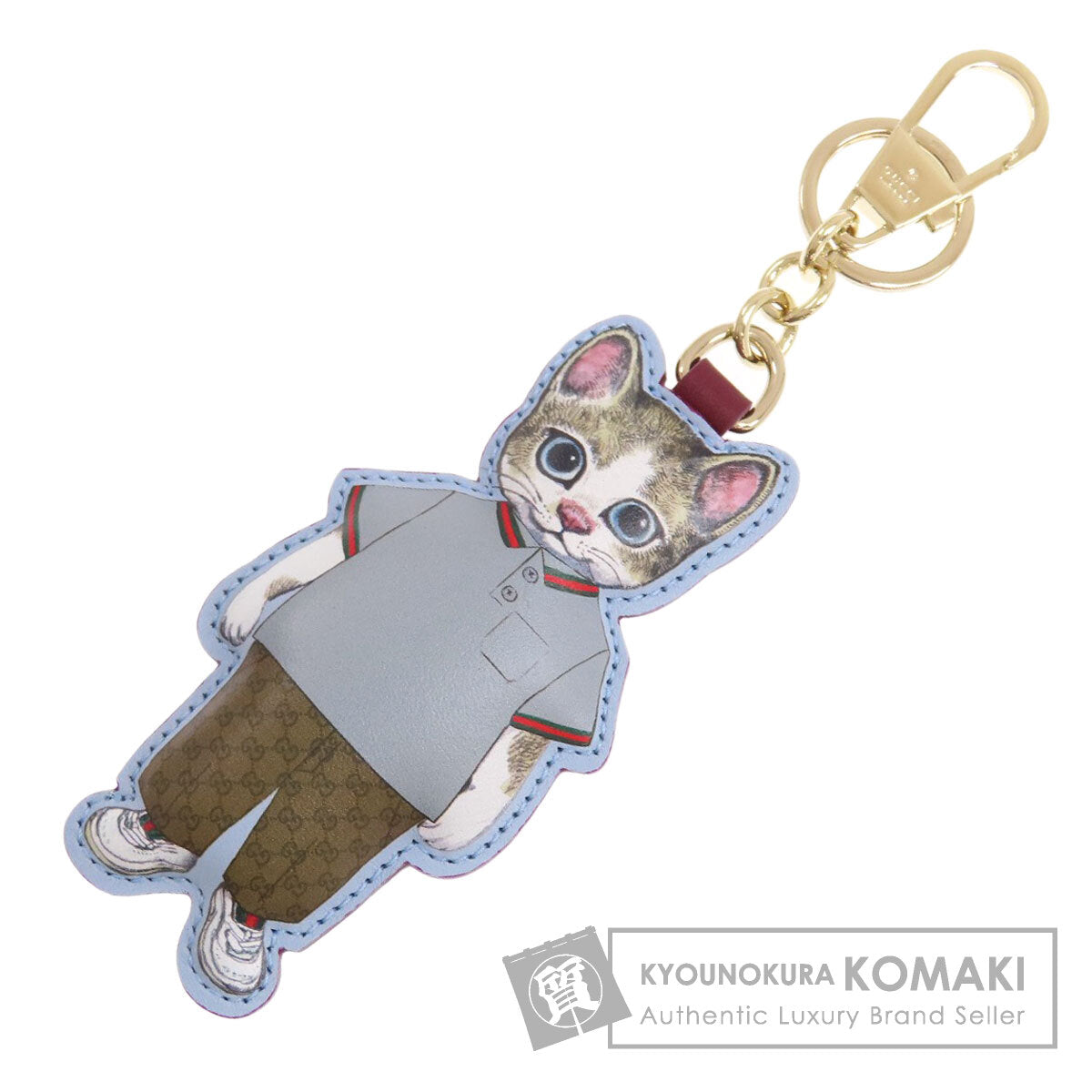 GUCCI Keyring Boris x Higuchi Yuko Collaboration Cat key ring PVC Ladies [Used]