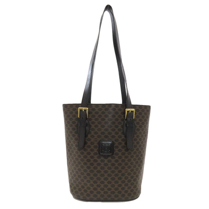 CELINE Macadam pattern Tote Bag Leather Ladies [Used]
