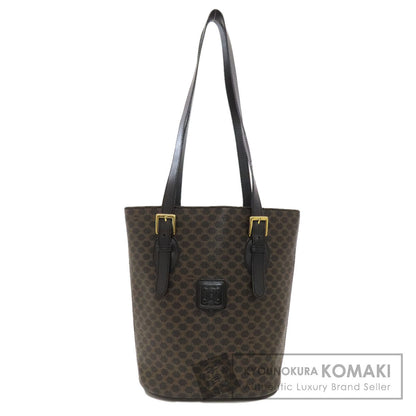 CELINE Macadam pattern Tote Bag Leather Ladies [Used]