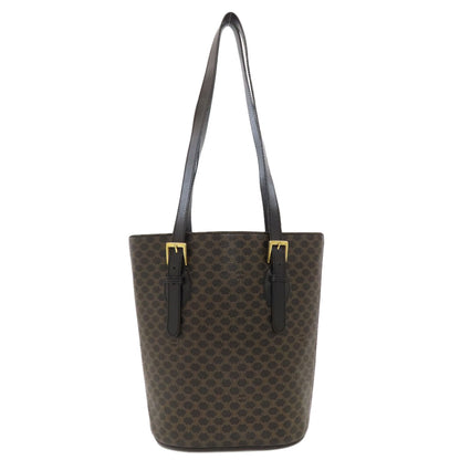 CELINE Macadam pattern Tote Bag Leather Ladies [Used]