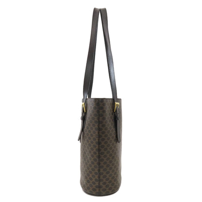 CELINE Macadam pattern Tote Bag Leather Ladies [Used]
