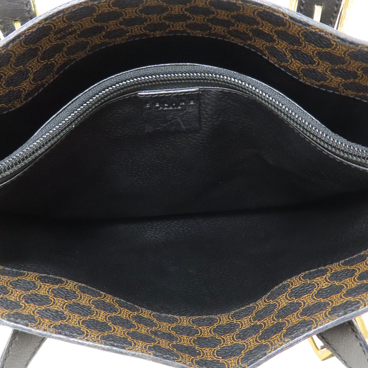 CELINE Macadam pattern Tote Bag Leather Ladies [Used]
