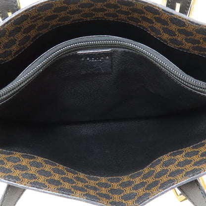 CELINE Macadam pattern Tote Bag Leather Ladies [Used]