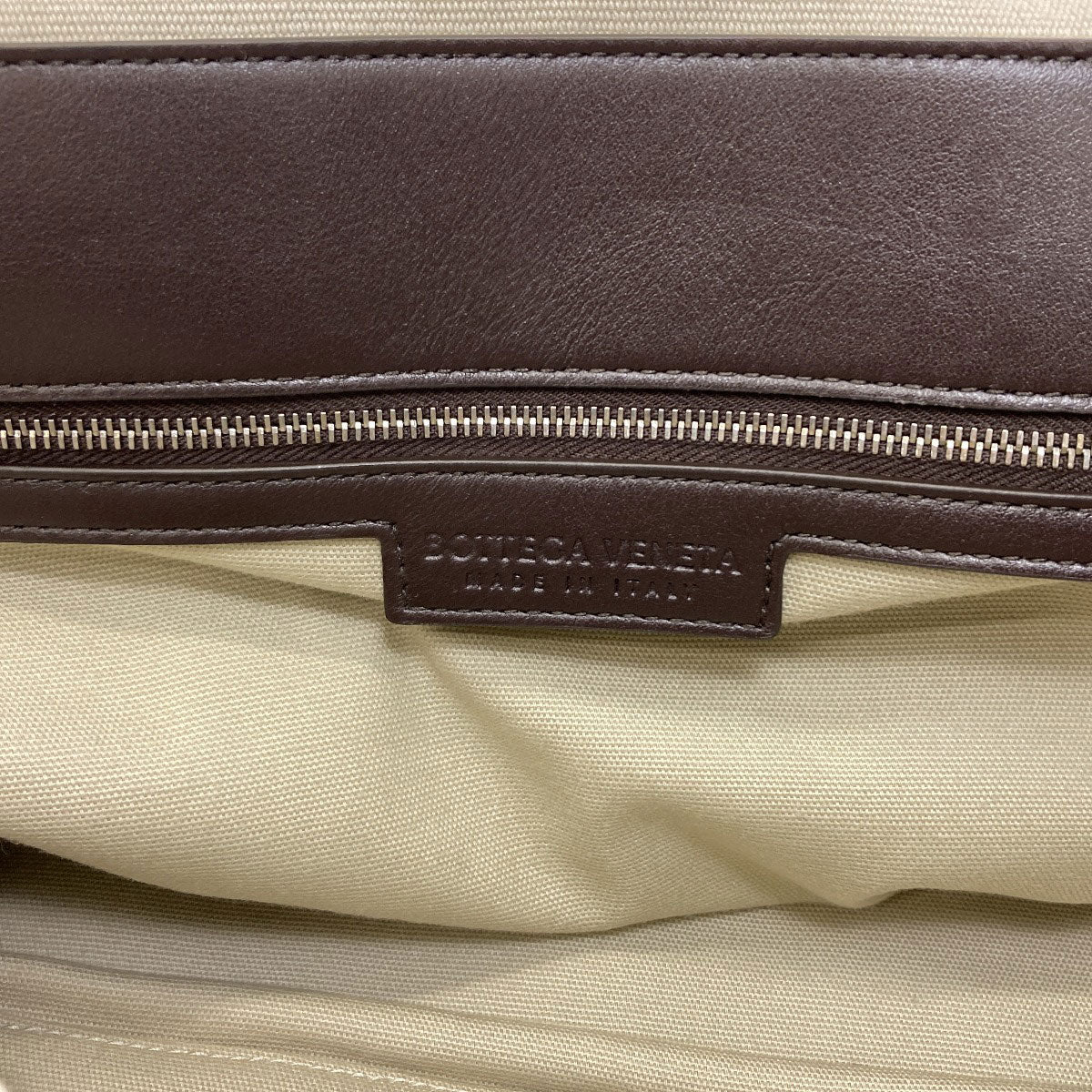 BOTTEGA VENETA Arco Flap Messenger Shoulder Bag Canvas LeatherLadies [Used]