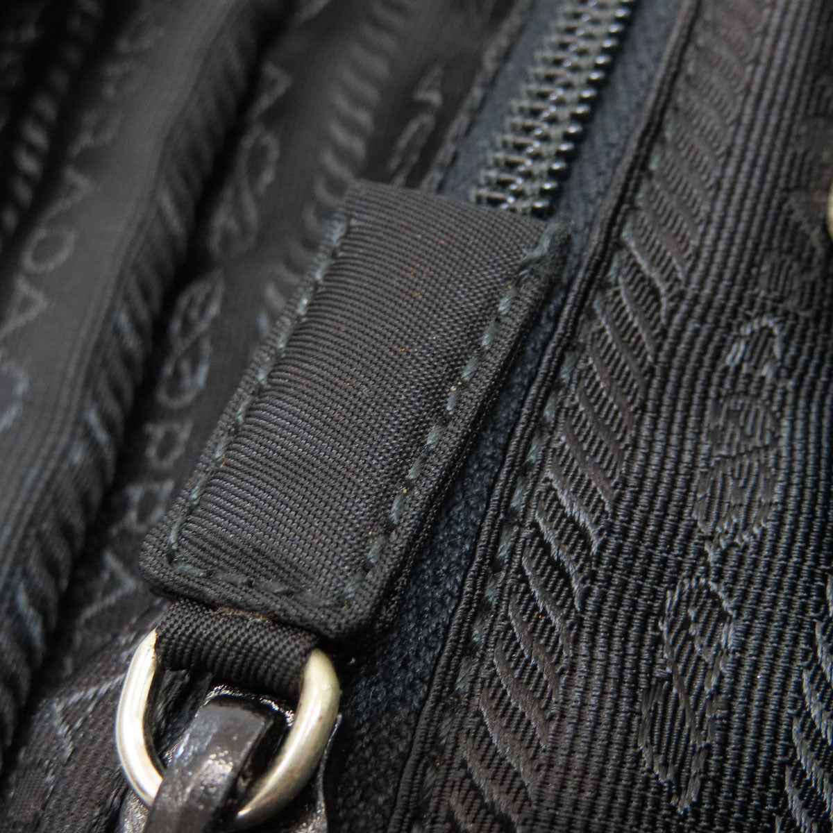 PRADA Logo Hardware Tote Bag Nylon Ladies [Used]