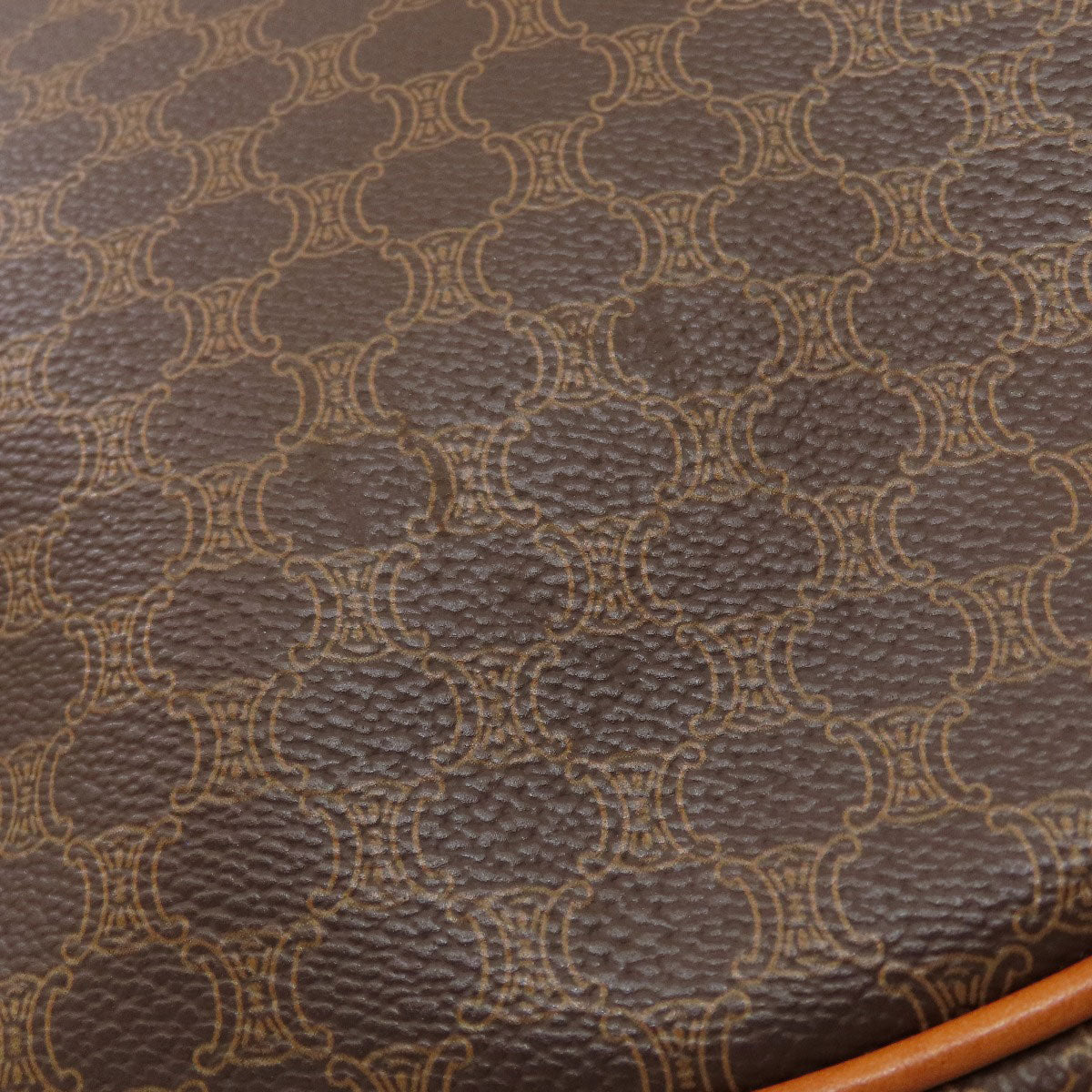 CELINE Macadam pattern Triomphe Handbag PVC Ladies [Used]