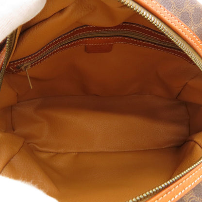 CELINE Macadam pattern Triomphe Handbag PVC Ladies [Used]