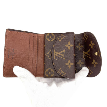 LOUIS VUITTON M60253 Portefeiulle Helene Bifold Wallet with Coin Pocket Monogram canvas Ladies [Used]