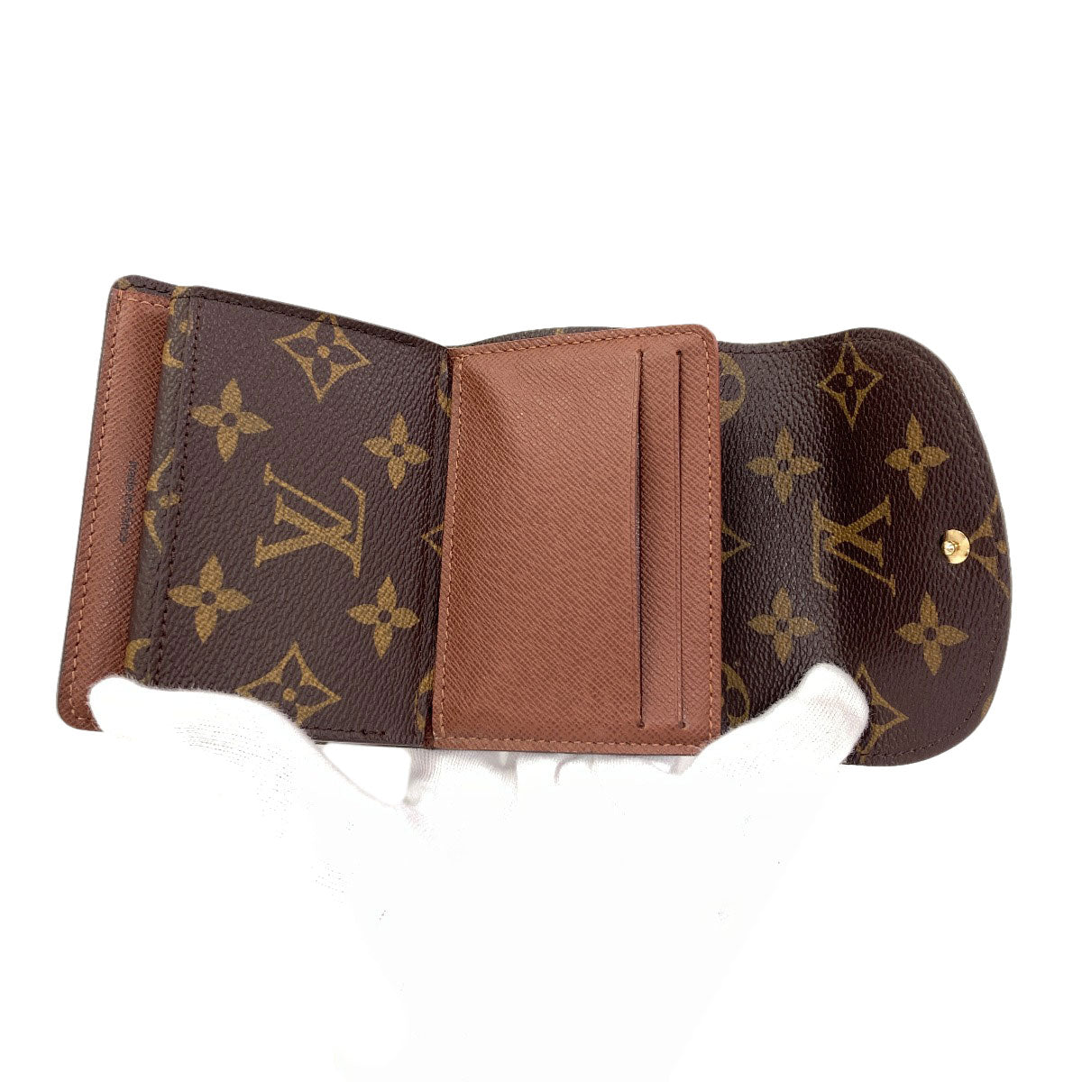 LOUIS VUITTON M60253 Portefeiulle Helene Bifold Wallet with Coin Pocket Monogram canvas Ladies [Used]
