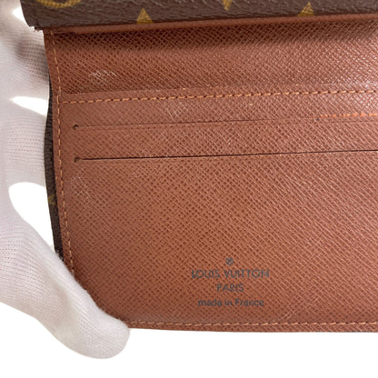 LOUIS VUITTON M60253 Portefeiulle Helene Bifold Wallet with Coin Pocket Monogram canvas Ladies [Used]