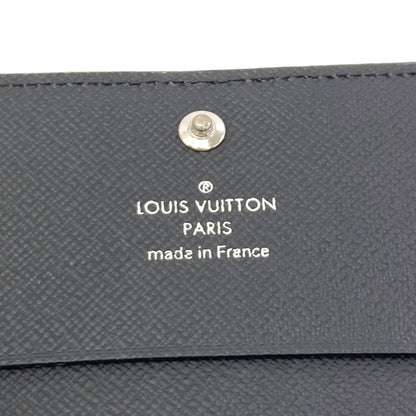 LOUIS VUITTON M64595 Anne Vert Cult De Visit Card Case Taiga Ladies [Used]
