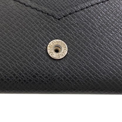 LOUIS VUITTON M64595 Anne Vert Cult De Visit Card Case Taiga Ladies [Used]