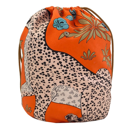 HERMES Musardine Potion Replacement Bag Cosmetics Pouch Silk Ladies [Used]