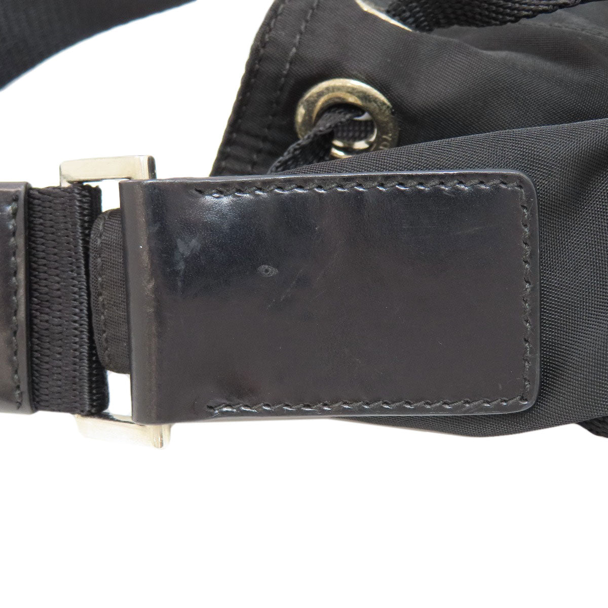 PRADA Logo Hardware Shoulder Bag Nylon Ladies [Used]