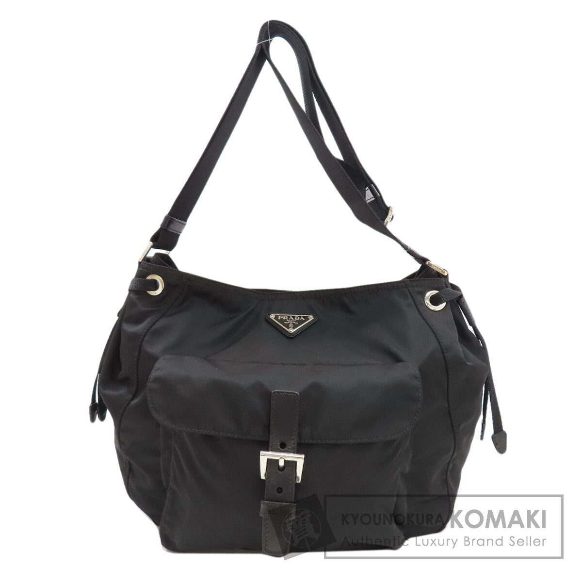 PRADA Logo Hardware Shoulder Bag Nylon Ladies [Used]