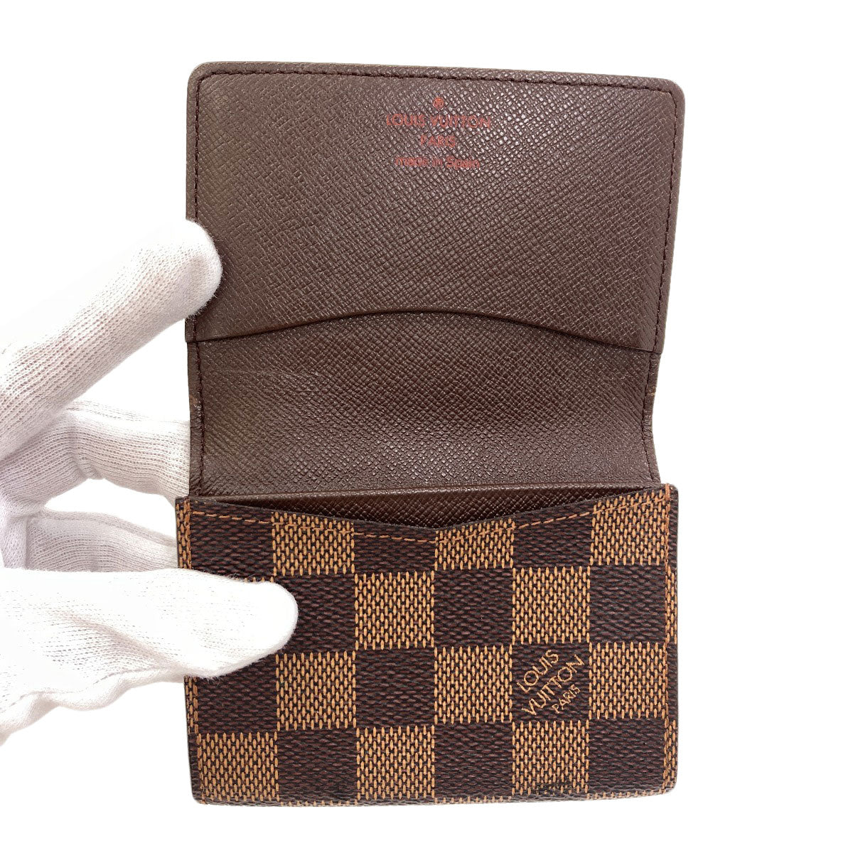 LOUIS VUITTON N62920 Annevelt Cult de Visit Card Case Damier canvas Ladies [Used]