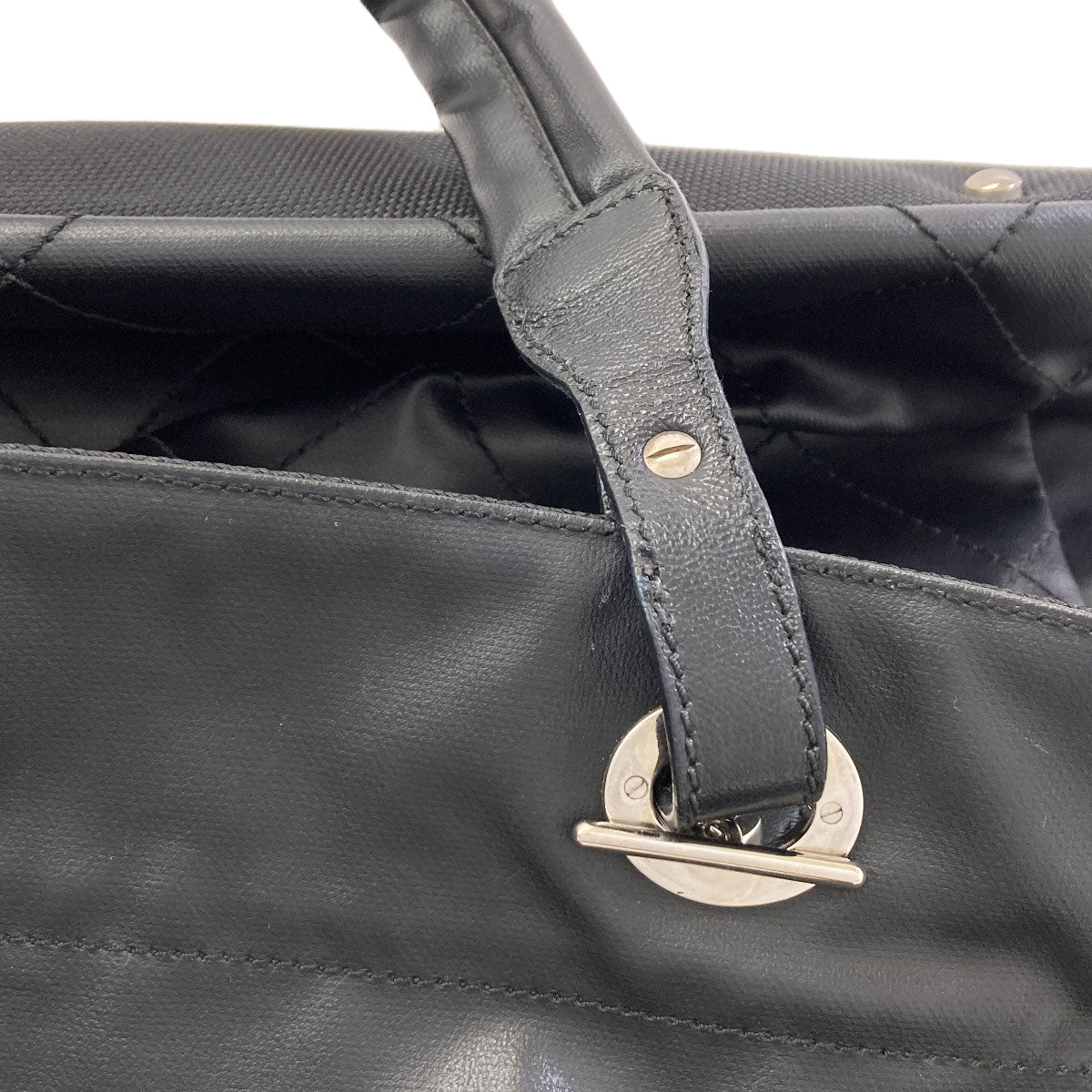 CHANEL Pali Biarritz Tote SilverHardware Tote Bag Coating canvas Ladies [Used]