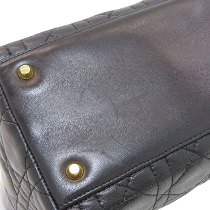 CHRISTIAN DIOR Lady Dior Handbag Lambskin Ladies [Used]
