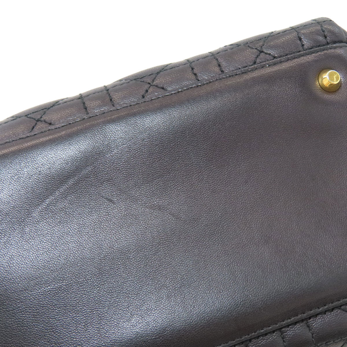 CHRISTIAN DIOR Lady Dior Handbag Lambskin Ladies [Used]