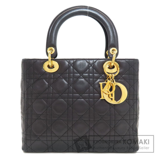 CHRISTIAN DIOR Lady Dior Handbag Lambskin Ladies [Used]