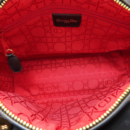 CHRISTIAN DIOR Lady Dior Handbag Lambskin Ladies [Used]