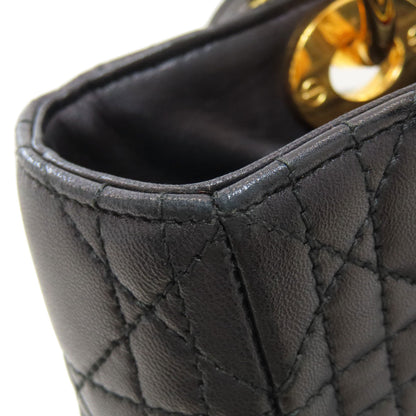 CHRISTIAN DIOR Lady Dior Handbag Lambskin Ladies [Used]