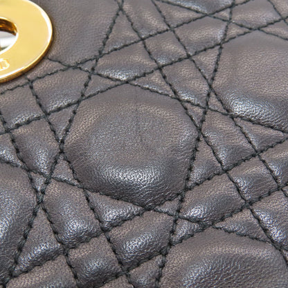 CHRISTIAN DIOR Lady Dior Handbag Lambskin Ladies [Used]