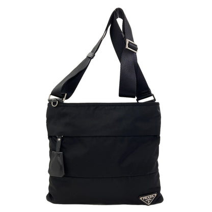 PRADA BT0715 Logo Hardware Shoulder Bag Nylon Ladies [Used]