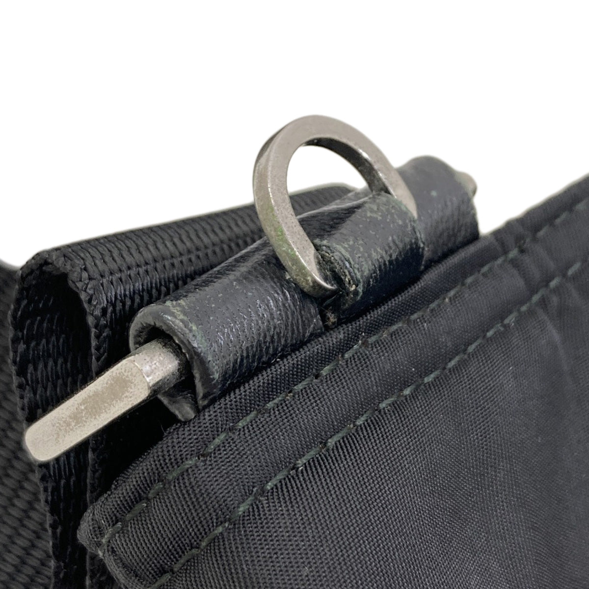 PRADA BT0715 Logo Hardware Shoulder Bag Nylon Ladies [Used]