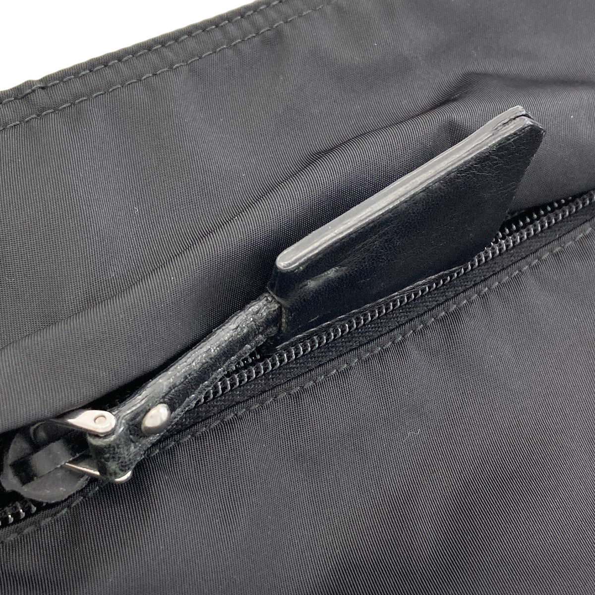 PRADA BT0715 Logo Hardware Shoulder Bag Nylon Ladies [Used]