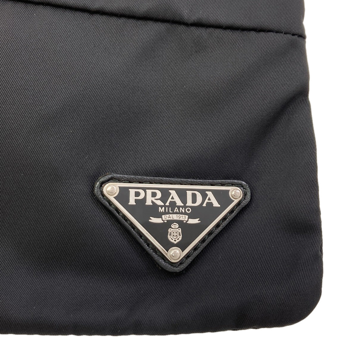 PRADA BT0715 Logo Hardware Shoulder Bag Nylon Ladies [Used]